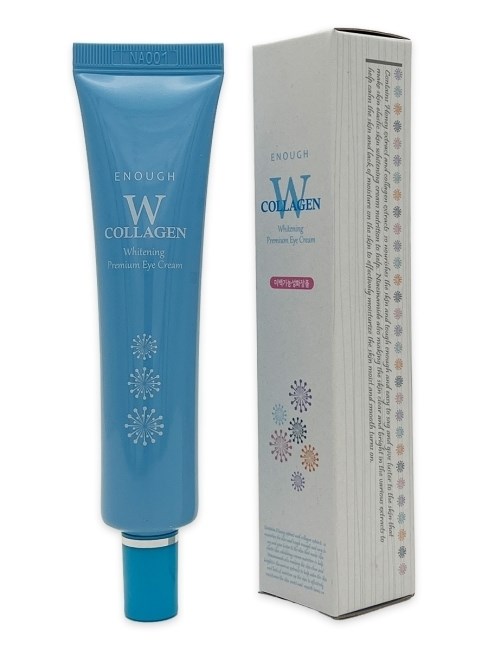 КРЕМ ДЛЯ ВЕК И ГЛАЗ W COLLAGEN WHITENING PREMIUM EYE CREAM, 30мл ENOUGH 1EGH1464 - фото 1140