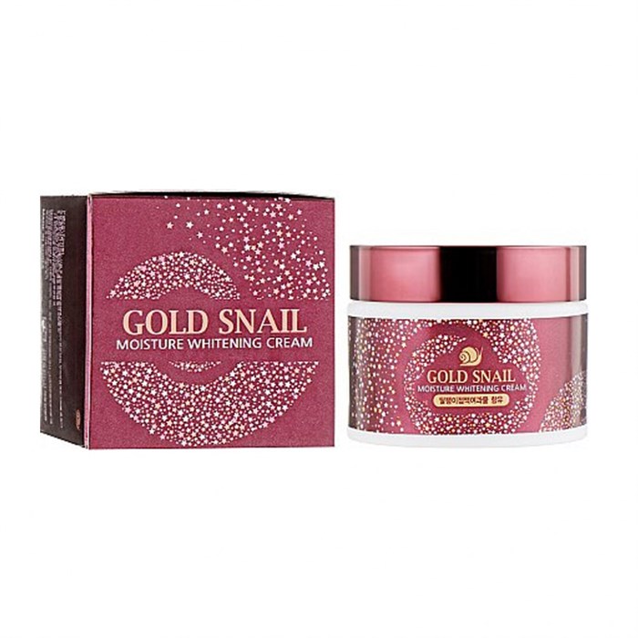 КРЕМ ДЛЯ ЛИЦА C ЭКСТРАКТОМ ЗОЛОТОЙ УЛИТКИ GOLD SNAIL MOISTURE WHITENING CREAM, 50гр ENOUGH, 1EGH5449 - фото 1145