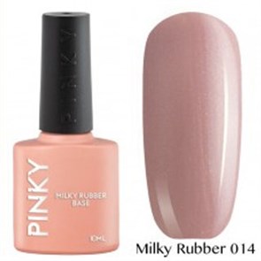 Камуфлирующая база Pinky rubber base milky 14, 10мл OPE-068