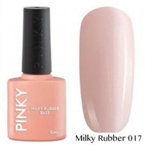 Камуфлирующая база Pinky rubber base milky 17 , 10мл OPE-071