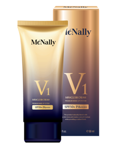 BB КРЕМ УВЛАЖНЯЮЩИЙ С КОЛЛАГЕНОМ V1 MIRACLE BB CREAM SPF 50+, 50 МЛ MCNALLY 1MC7189