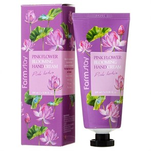 КРЕМ ДЛЯ РУК С РОЗОВЫМ ЛОТОСОМ FLOWER BLOOMING HAND CREAM PINK LOTUS, 100мл 1FS0147