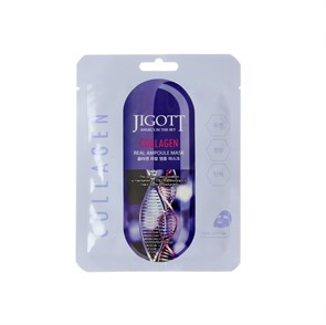 МАСКА АМПУЛЬНАЯ ДЛЯ ЛИЦА С КОЛЛАГЕНОМ JIGOTT, 27 ML 1JGT0160