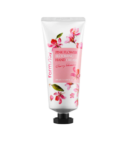 Крем для рук с экстрактом вишневого цвета PINK FLOWER BLOOMING HAND CREAM CHERRY BLOSSOM, 100 мл 1FS0123